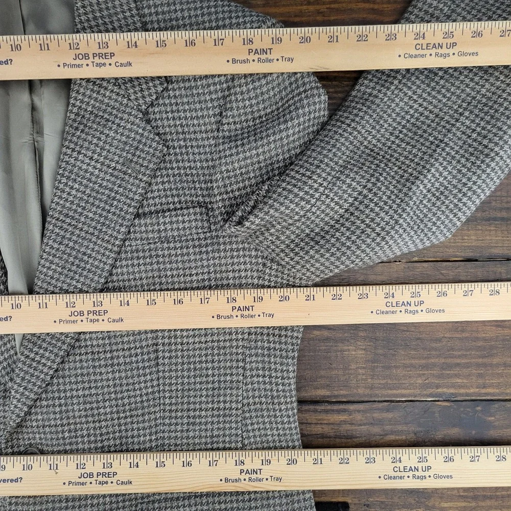 Hart Schaffner Marx Men's Tweed Sport Coat‎ Blazer Two Button Soft Tailored 40S